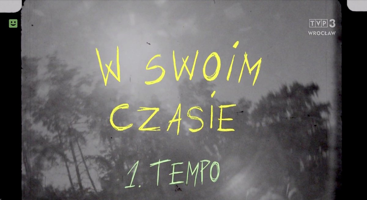 Grafika przedstawiająca kadr programu W swoim czasie